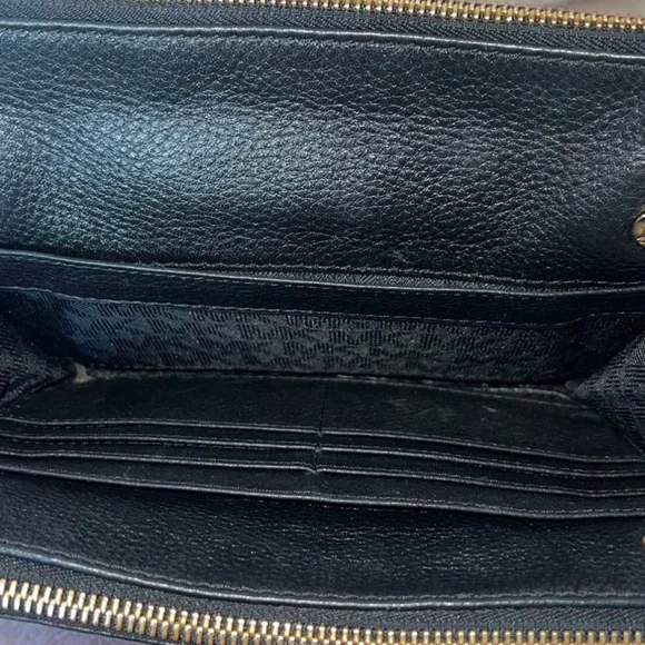 Michael Kors Black Leather Crossbody Bag - Picture 6 of 10